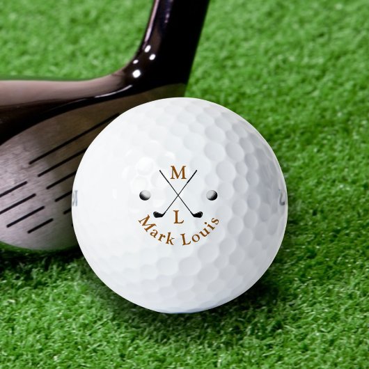 Monogramm/personalisiertes Logo Golfball