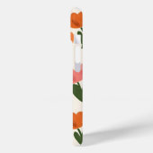 Monogramm Personalisiertes Niedliches Federmuster Case-Mate iPhone Hülle (Rückseite / Links)