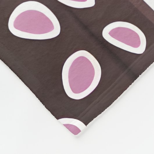 Monogramm Personalisiertes Niedliches Popsitätsmus Fleecedecke (Ecke)