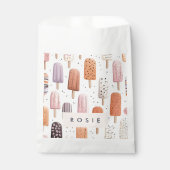 Monogramm Personalisiertes Niedliches Popsitätsmus Geschenktütchen (Vorderseite)