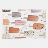 Monogramm Personalisiertes Niedliches Popsitätsmus Geschirrtuch (Horizontal)