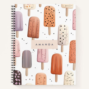 Monogramm Personalisiertes Niedliches Popsitätsmus Notizblock