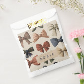 Monogramm Personalisiertes Retro-Vintages Muster Geschenktütchen (Versiegelt)