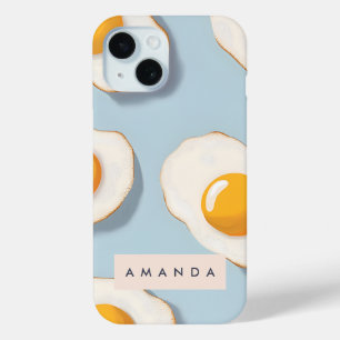 Monogramm Personalisiertes schräges Ei-Muster Case-Mate iPhone Hülle