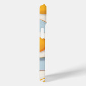 Monogramm Personalisiertes schräges Ei-Muster Case-Mate iPhone Hülle (Rückseite / Rechts)