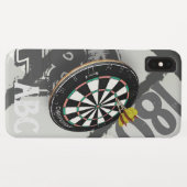 Monogramm Pfeil-Spielerdartboard-180 Case-Mate iPhone Hülle (Rückseite (Horizontal))