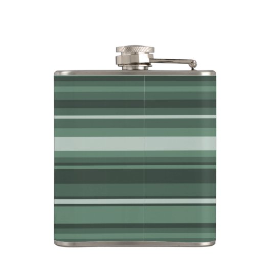 Monogramm Phalelgrün Flachmann (Rückseite)