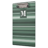 Monogramm Phalelgrün Klemmbrett (Links)