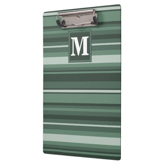 Monogramm Phalelgrün Klemmbrett (Links)