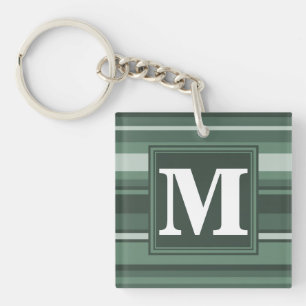 Monogramm Phalelgrün Schlüsselanhänger
