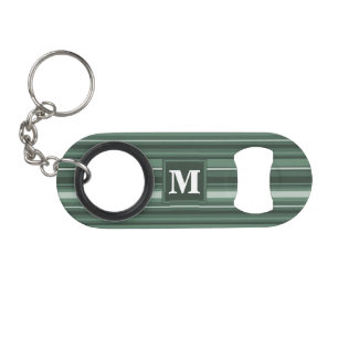 Monogramm Phalelgrün Schlüsselanhänger Flaschenöffner