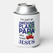 Monogramm PHANTASTISCHE PFLANZE PAPA LIEBEN JESUS Dosenkühler (Kanne Rückseite)