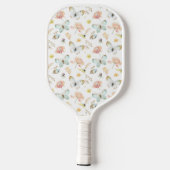 Monogramm-Pickleball-Schläger Schmetterlinge Pickleball Schläger (Rückseite)
