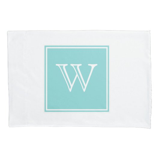 Monogramm-Pillowcase Kissenbezug (Vorderseite)
