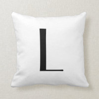 Monogramm Pillows Buchstaben L