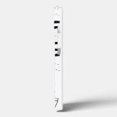 Monogramm Pink Cactus Case-Mate iPhone Hülle (Rückseite / Links)