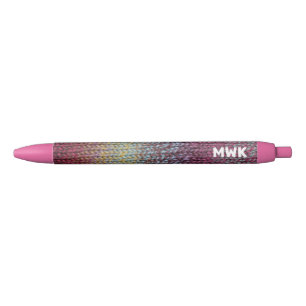Monogramm Pink-Farbstich Kugelschreiber