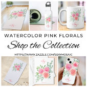 Monogramm Pink Floral Case-Mate iPhone Hülle