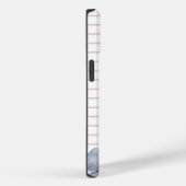 Monogramm Pink Floral Case-Mate iPhone Hülle (Rückseite / Rechts)