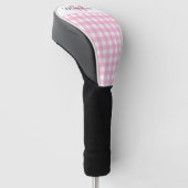 Monogramm Pink Golf Headcover (angewinkelt)