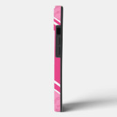 Monogramm Pink Ribbon Brustkrebs Überleben Case-Mate iPhone Hülle (Rückseite / Links)