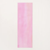 Monogramm Pink Yogamatte (Rückseite)