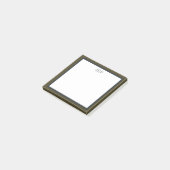 Monogramm Post-it Notizen (angewinkelt)