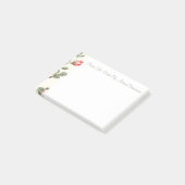 Monogramm-Posten-Anmerkungen Post-it Klebezettel (angewinkelt)