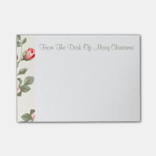 Monogramm-Posten-Anmerkungen Post-it Klebezettel