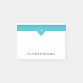 Monogramm-Posten Posten-it® Anmerkungen Post-it Klebezettel (Vorderseite)