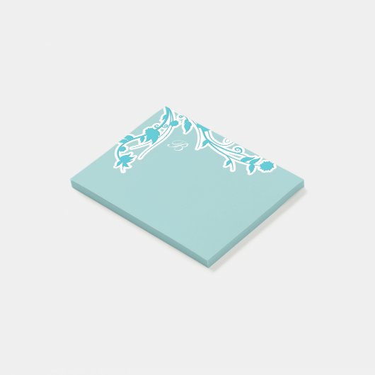 Monogramm-Posten Posten-it® Anmerkungen Post-it Klebezettel (angewinkelt)