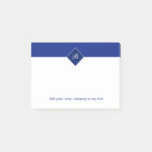 Monogramm-Posten Posten-it® Anmerkungen Post-it Klebezettel (Vorderseite)