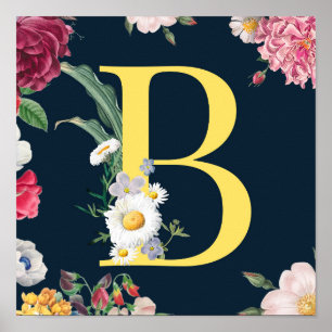 Monogramm Poster