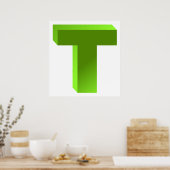 Monogramm Poster (Küche)