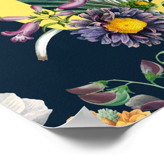 Monogramm Poster (Ecke)