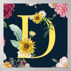 Monogramm Poster