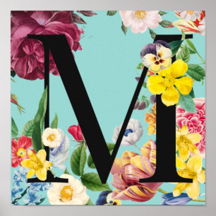 Monogramm Poster