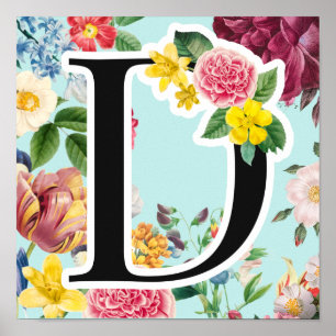 Monogramm Poster
