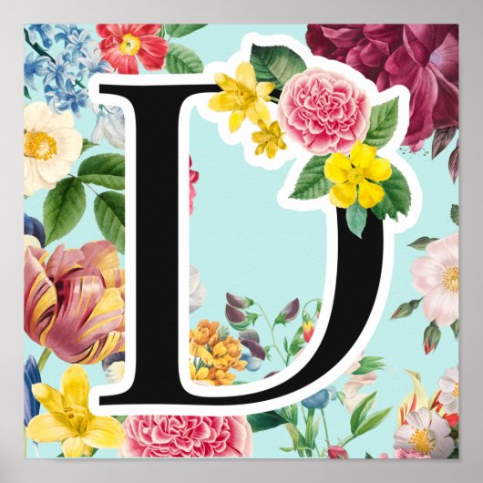 Monogramm Poster (Vorne)