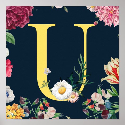Monogramm Poster (Vorne)