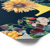 Monogramm Poster (Ecke)