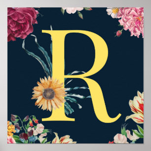 Monogramm Poster