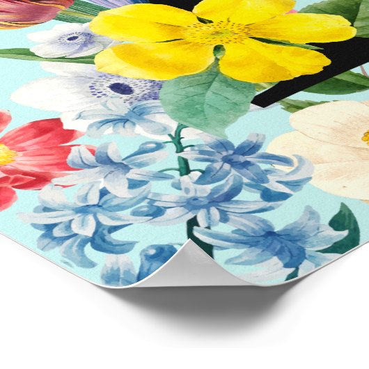 Monogramm Poster (Ecke)