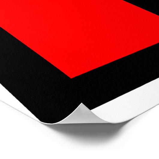 Monogramm Poster (Ecke)