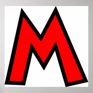 Monogramm Poster