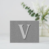 Monogramm Postkarte (Stehend Vorderseite)
