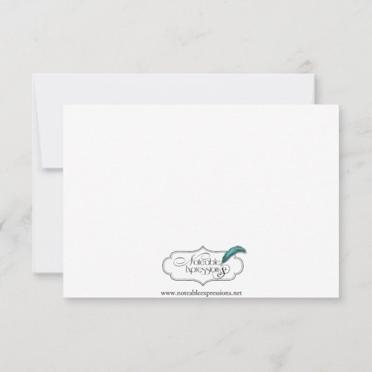 Monogramm-Probe für lila und Silberherz Einladung (Rückseite)