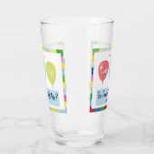 Monogramm Promposal Abschlussball-Ballone Glas (Links)