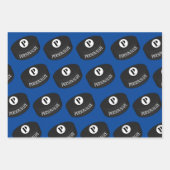 Monogramm-Puffer für Eishockeymnastik Geschenkpapier Set (Vorderseite 3)
