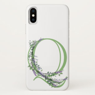 Monogramm Q Lavendel Eukalyptus Case-Mate iPhone Hülle